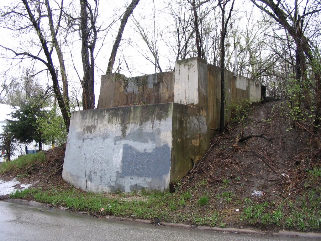 Rock Island bridge remnants
