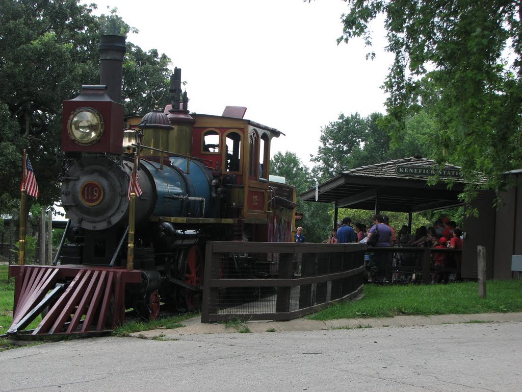 Kenefick Station - Engine 119 - Omaha Zoo