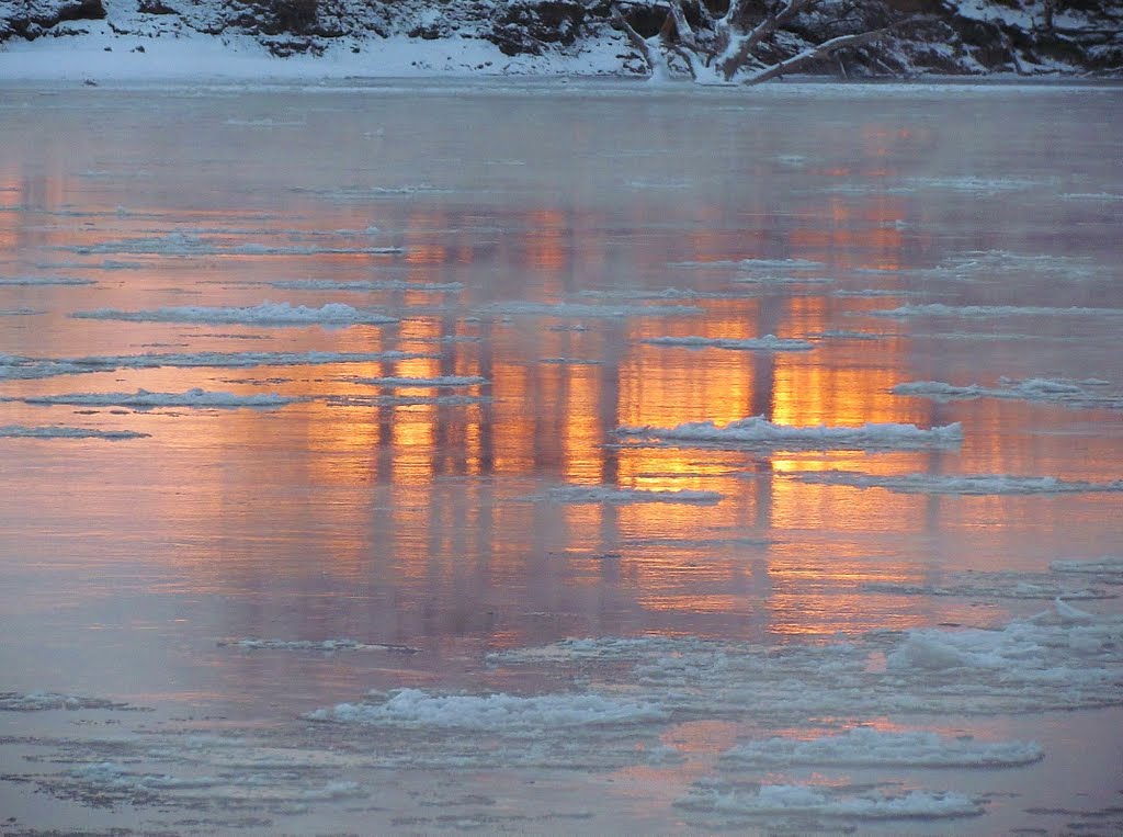Sunrise reflection