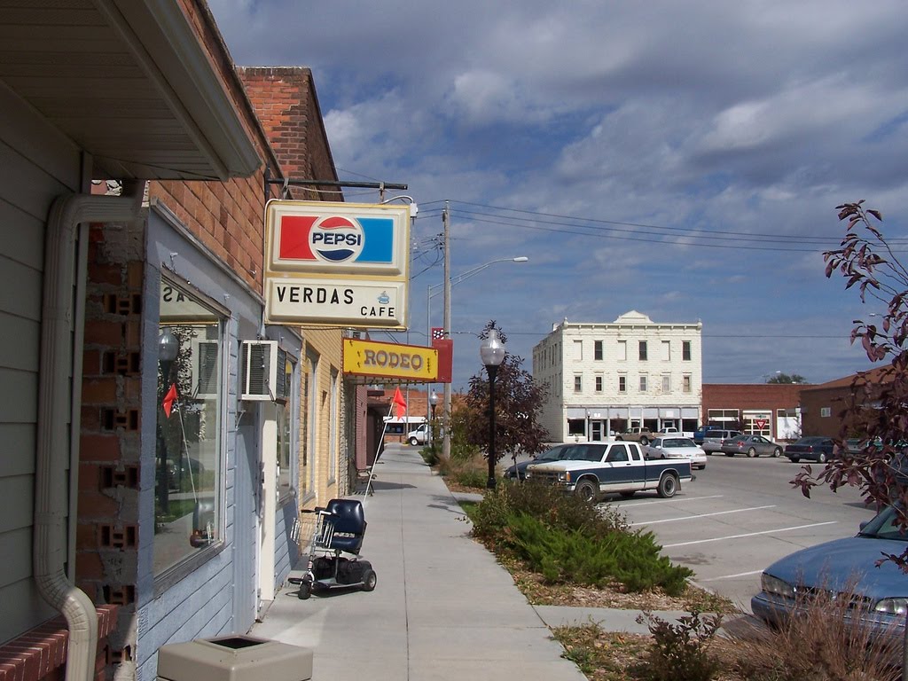 Downtown Street Scene, Burwell, Nebraska