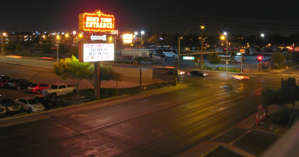 Sams Town by night