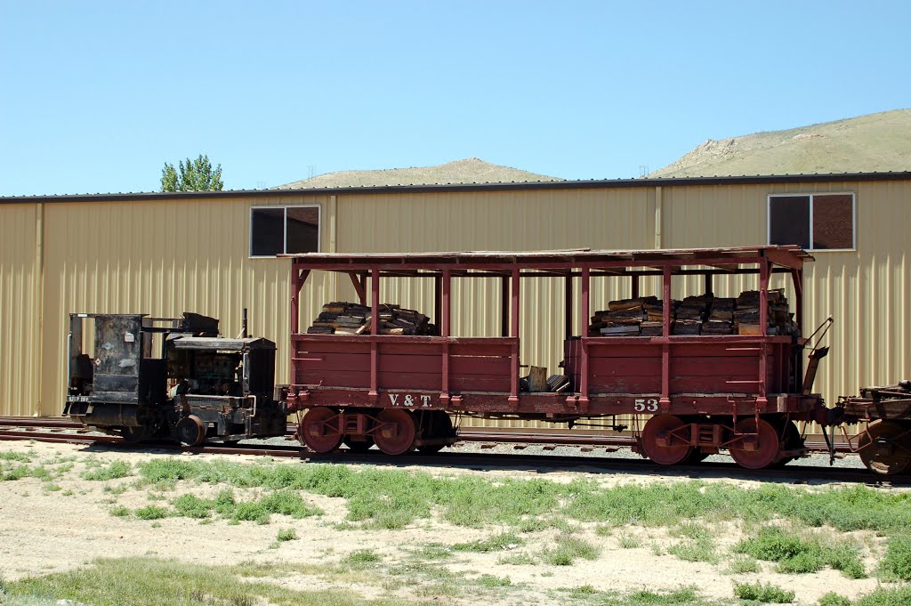 V&T Flat Car No. 53 at Carson City, NV