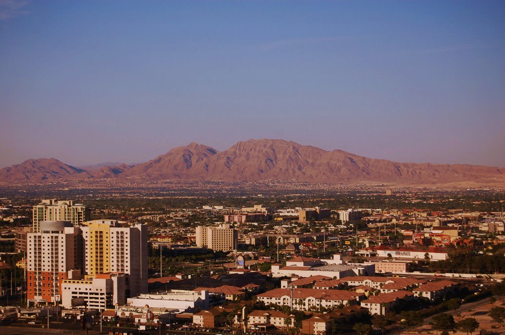 las vegas - panorama dal planet hollywood