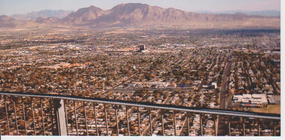view across las vegas