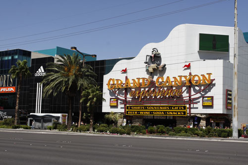 Một kiến trúc trên đường phố ở Las Vegas, tiểu bang Ne vada, nước Mỹ.