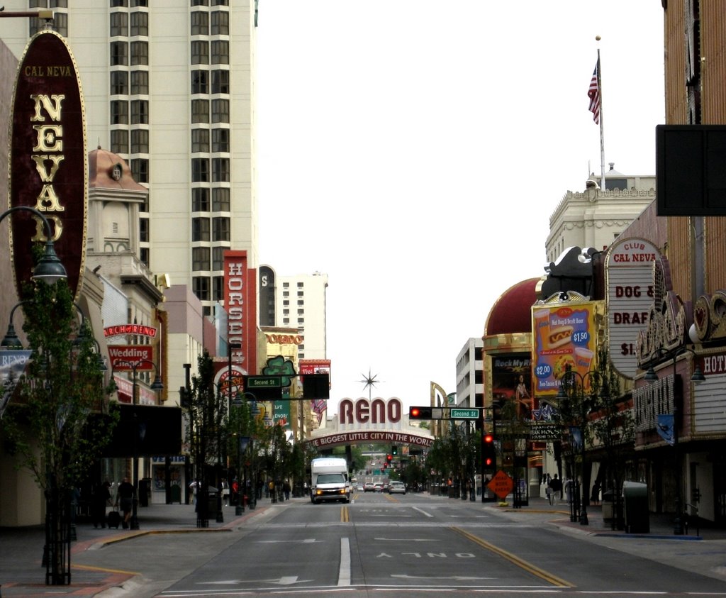 Downtown Reno Sunday Morning