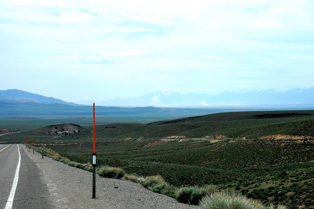West of Hickson Summit on U.S. 50. "The Loneliest Road in America".