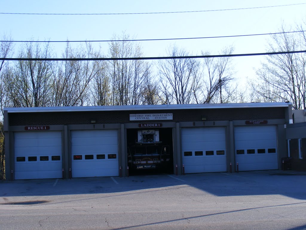 Central Station, where the battalion chief and Ladder One are housed. Concord had four fire houses.