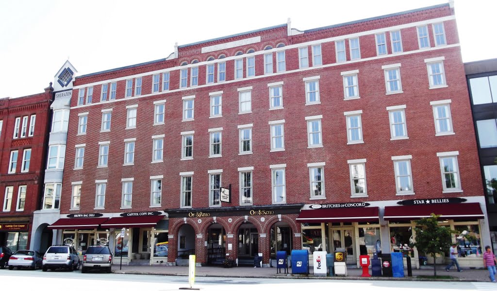 The old Eagle hotel.