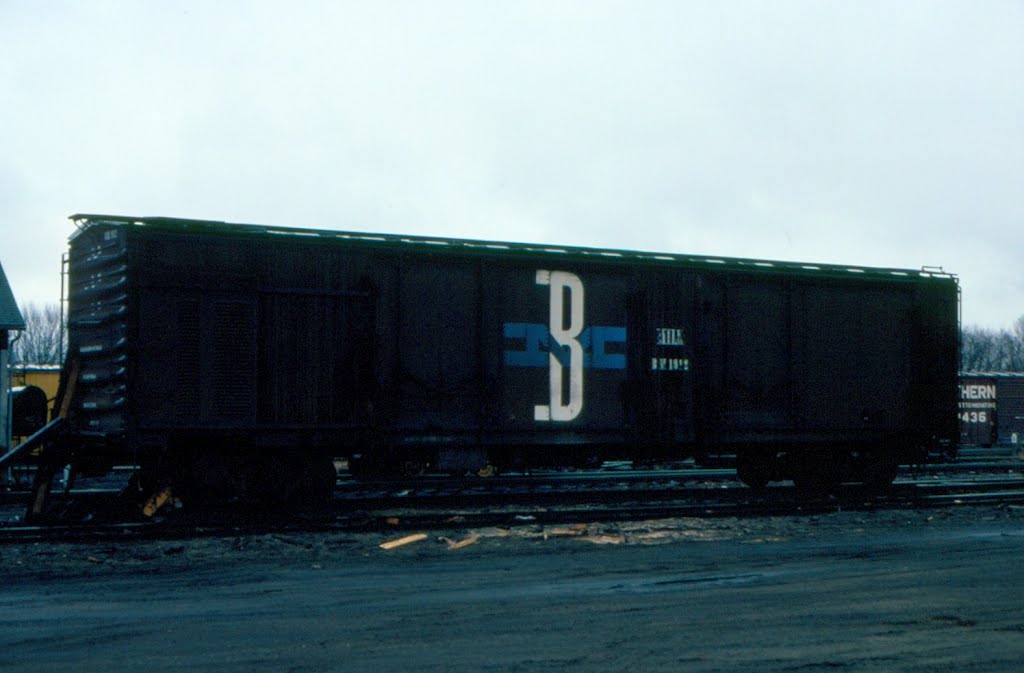 Boston and Maine Railroad Reefer (Milk Car) No. 1912 at Concord, NH