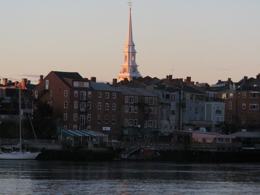The First Rays Of Light Hit Portsmouth