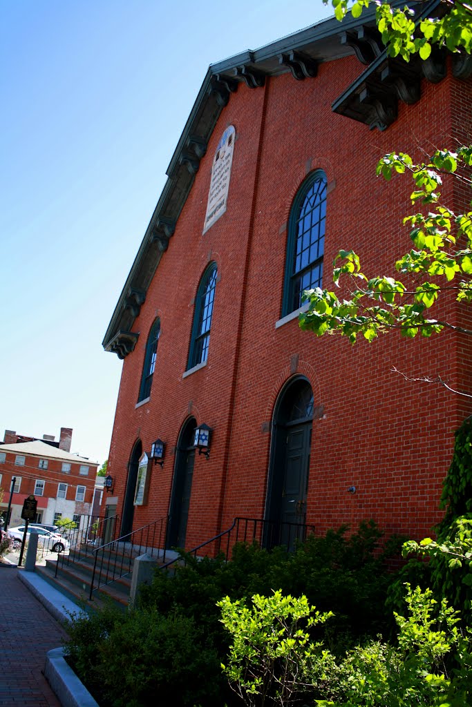 Temple Israel in Portsmouth New Hampshire.