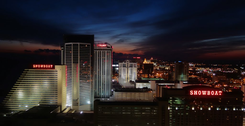 Atlantic City view from the Revel looking south