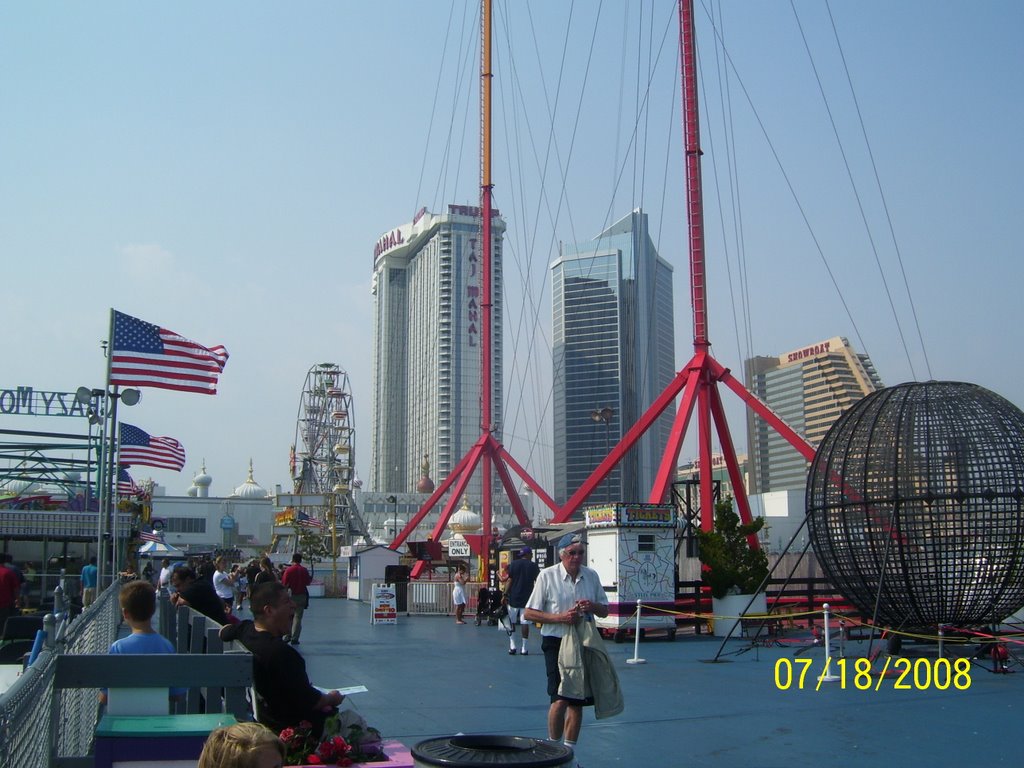 Steel Pier view Atlantic City,New Jersey