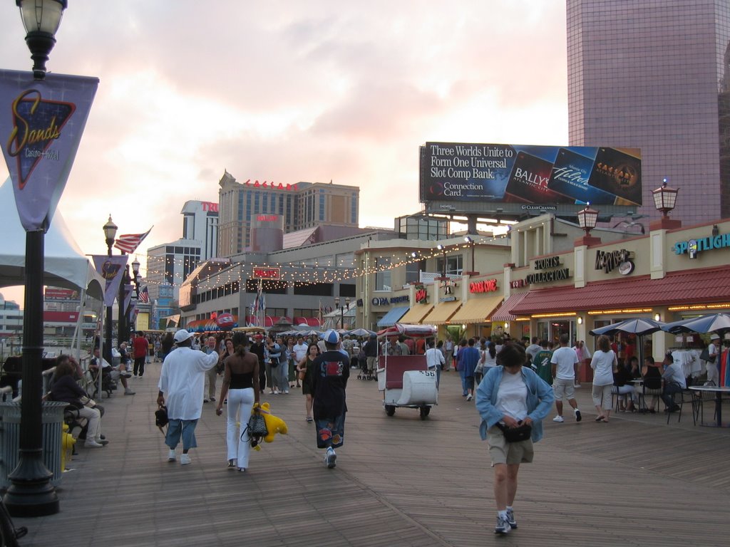 Atlantic City  Boardwalk Dusk