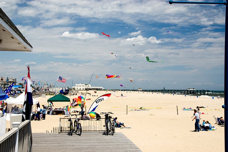 Kite Flying At Belmar Beach