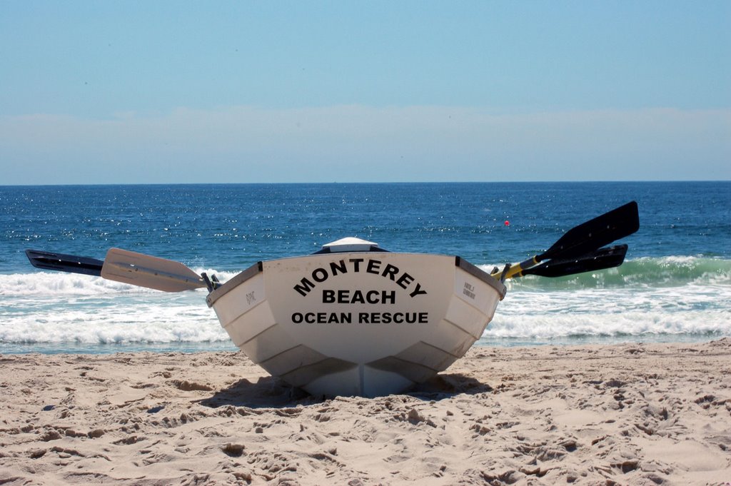 Monterey Beach Rescue Boat
