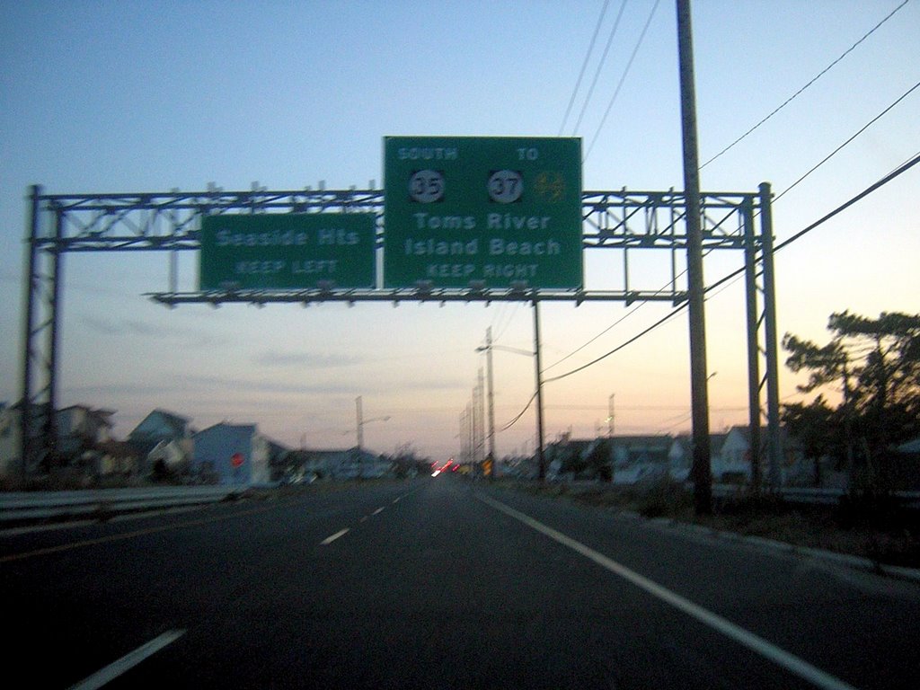 Route 35 South Towards Seaside Heights 11-27-2008