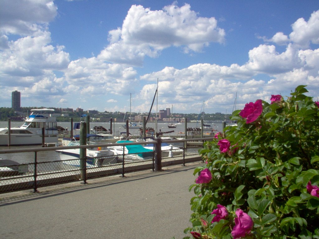 W.79 St. Boat Basin,NY on the Hudson River,USA