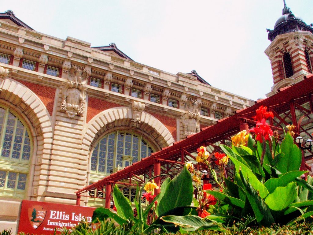 NY flowers 3: Ellis Island