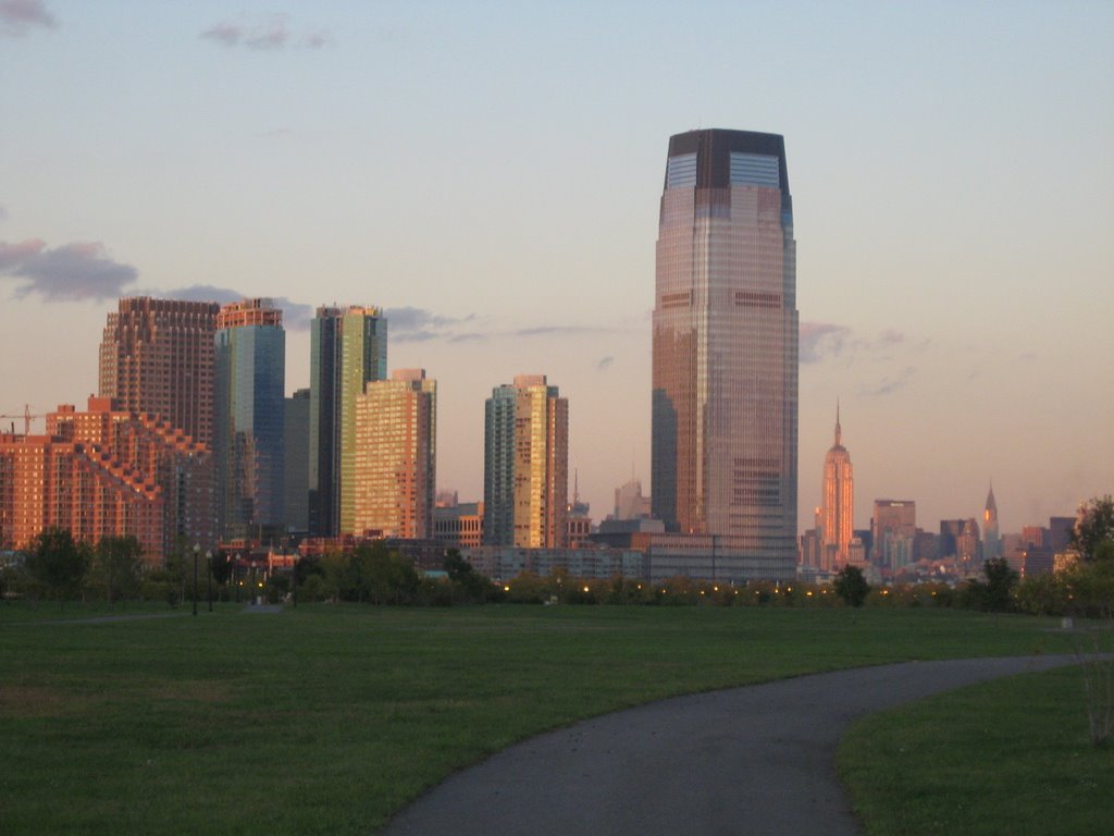 Jersey City & Midtown Manhattan from Liberty State Park
