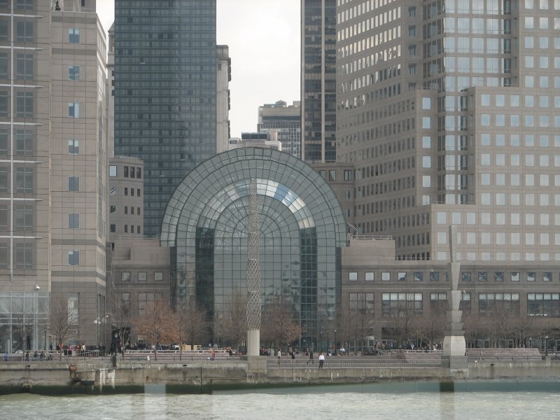 World Financial Center as seen from Hudson River