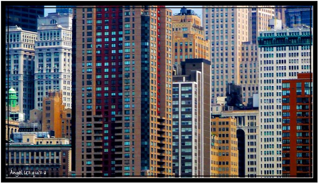 "Concentrated NY" - Buildings of New York - NY - Zoom