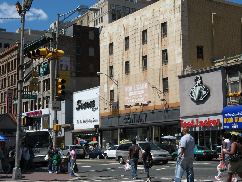 Broad and Market, downtown Newark, New Jersey