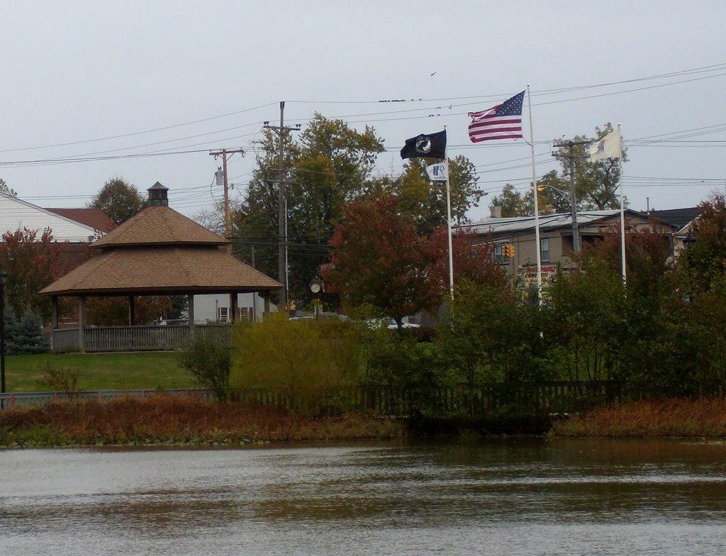 Pavilion at Wampum Brook Park - looking Southeast