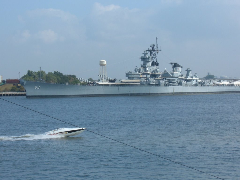 Battleship USS New Jersey by Pallam