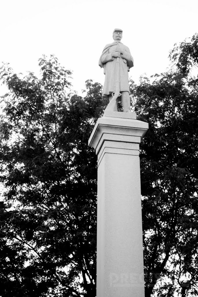 Statue at Mona Parking