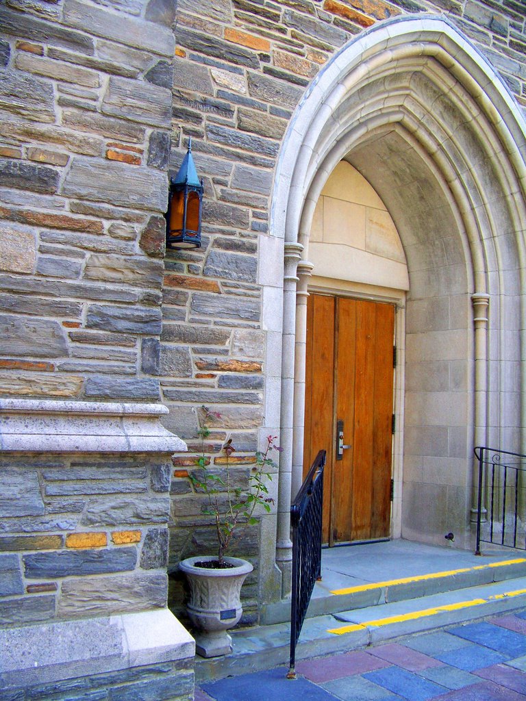 The entrance