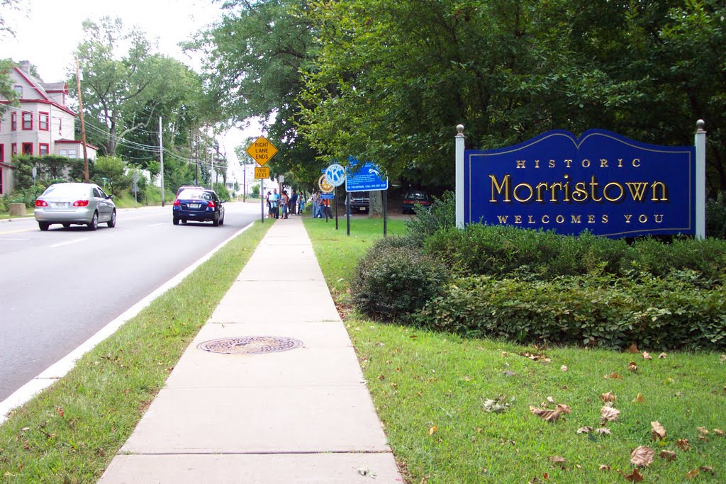 entering Morristown on Speedwell Avanue