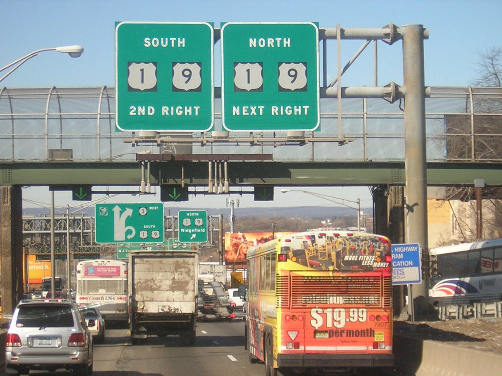 Highway 495 West Towards Route 1 & 9, 2-17-2009
