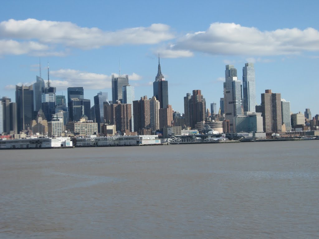 NYC from Weehawken Ferry Jersey Side