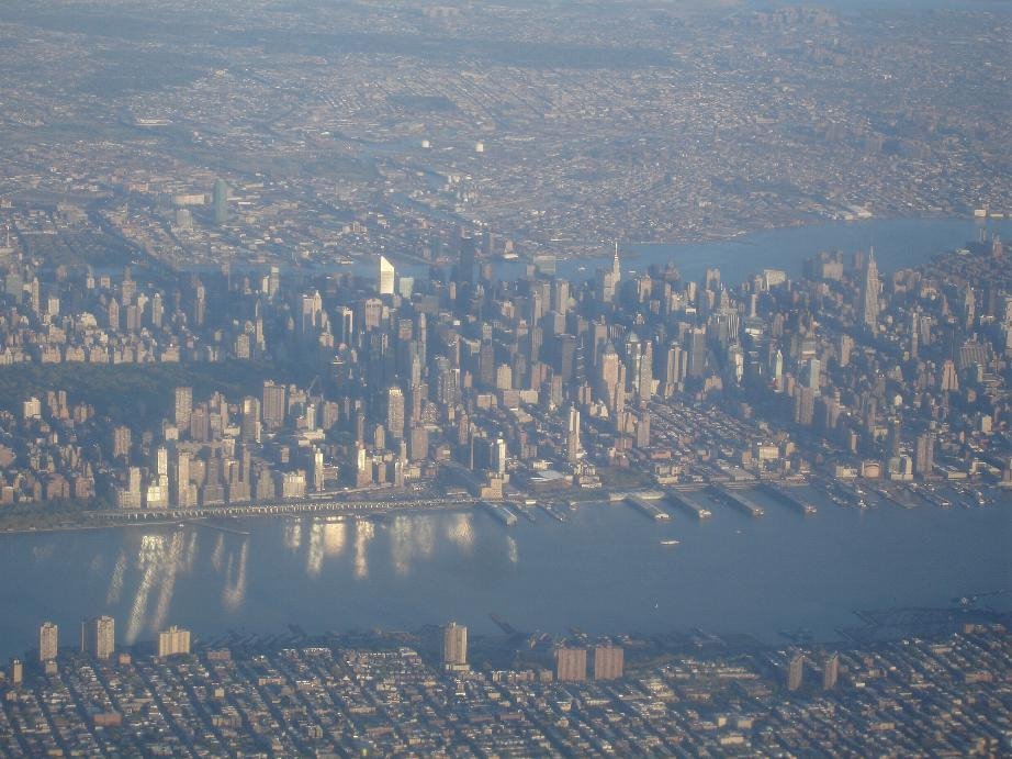 New York From Airplane