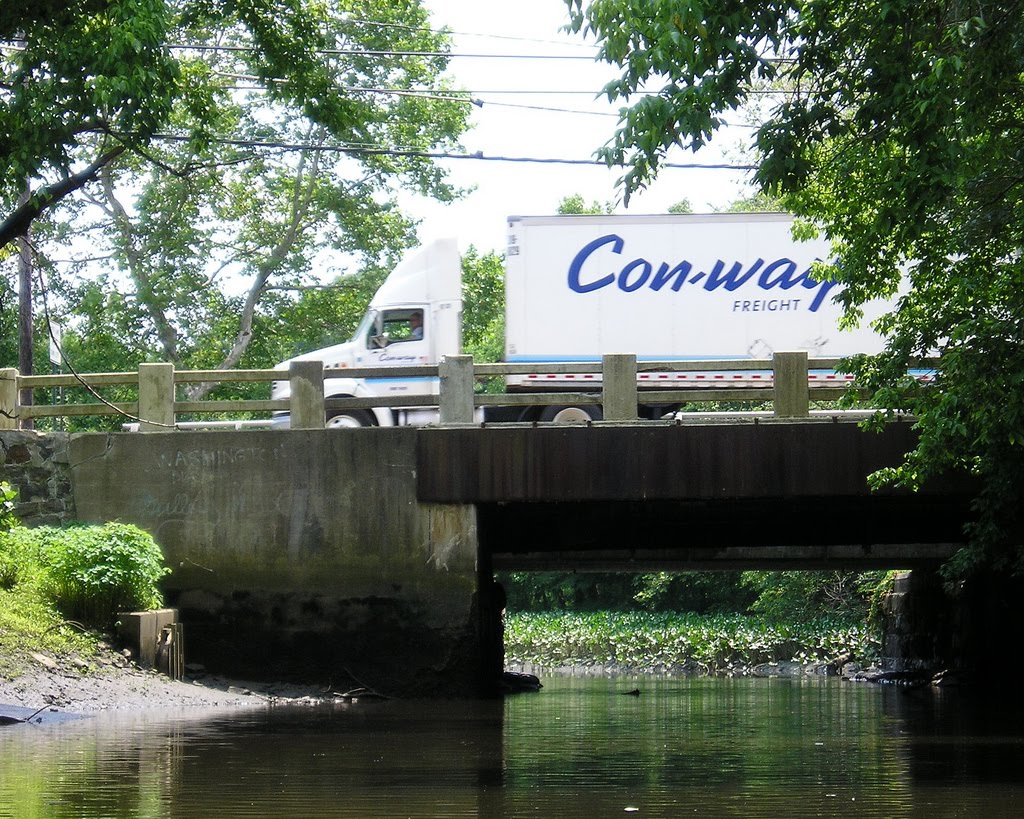 River Road Bridge over the Pompeston Creek, Burlington County, New Jersey