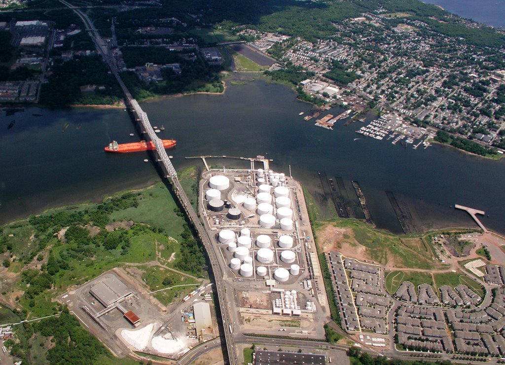 Outerbridge Crossing on the Arthur Kill Channel 8-7-2009