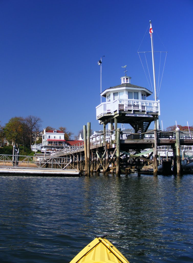 Raritan Yacht Club Cupola & Clubhouse - Raritan Bay - Perth Amboy, NJ - 11-8-2011