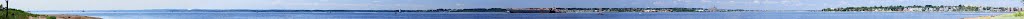 Panorama From Ward Point Looking Southwest - 65,428 Pixels Wide - Raritan Bay - Staten Island, NY - 8.6.2011