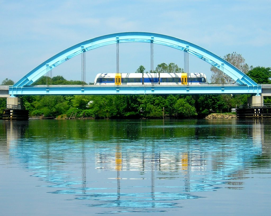 RiverLINE Light Rail Bridge over the Rancocas Creek, Delanco-Riverside, New Jersey