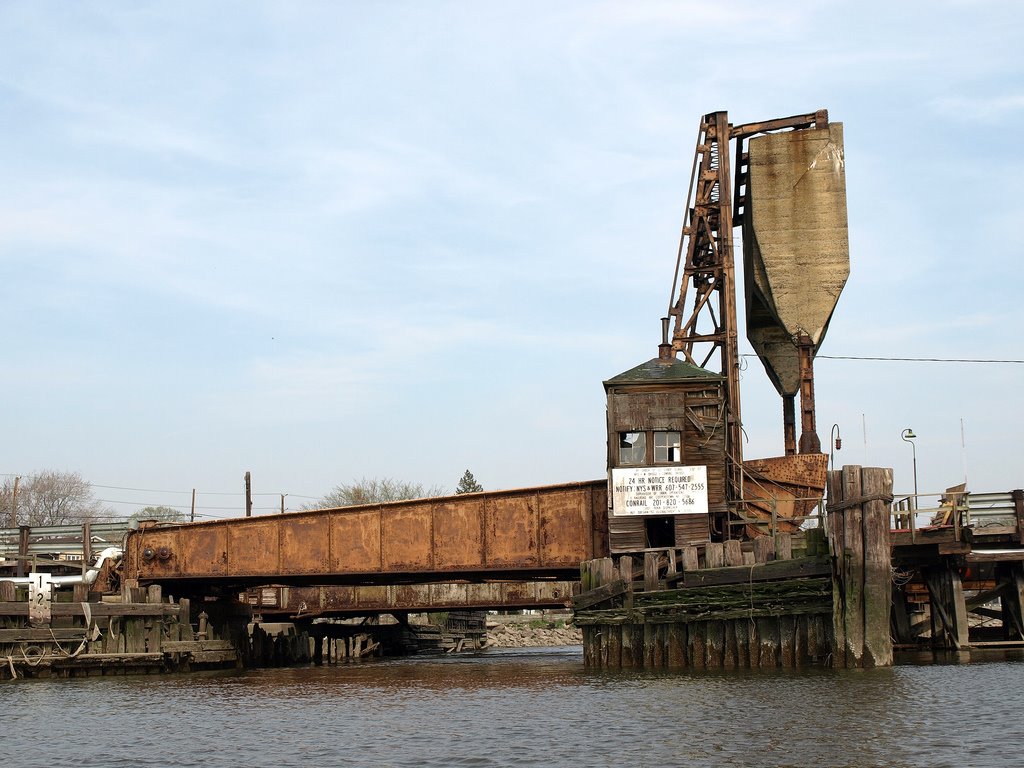 NYS&W Railroad Draw Bridge over the Overpeck Creek
