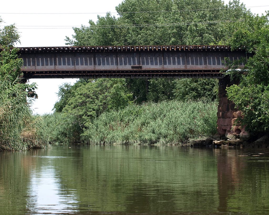 Railroad Bridge over Bellmans Creek, New Jersey Meadowlands