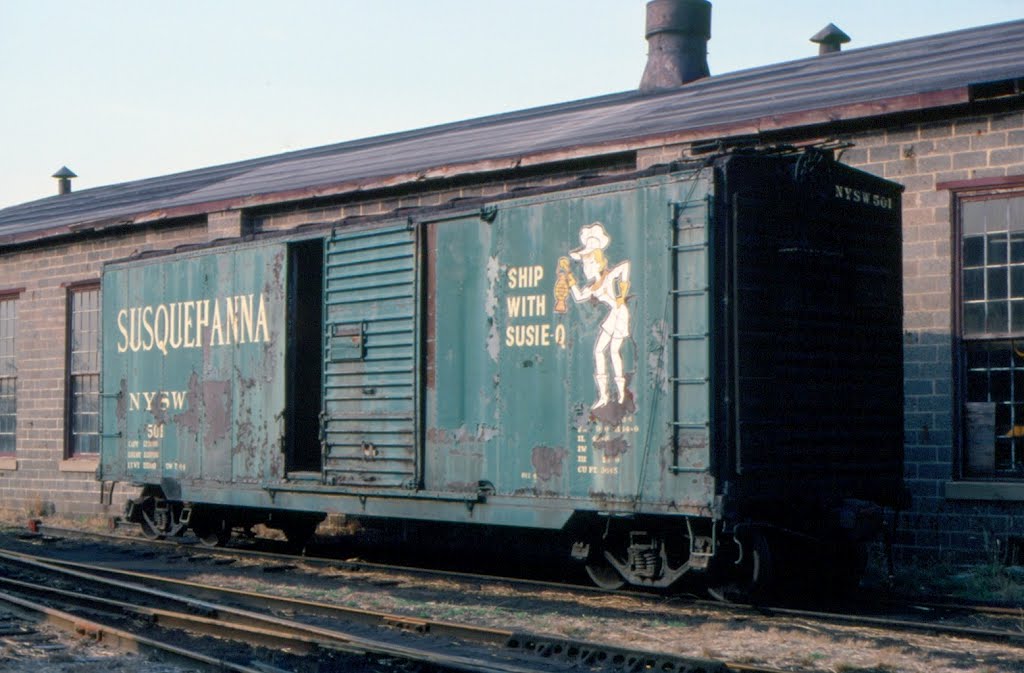 New York, Susquehanna and Western Railway (Susie-Q) Box Car No. 501 at Ridgefield Park, NJ