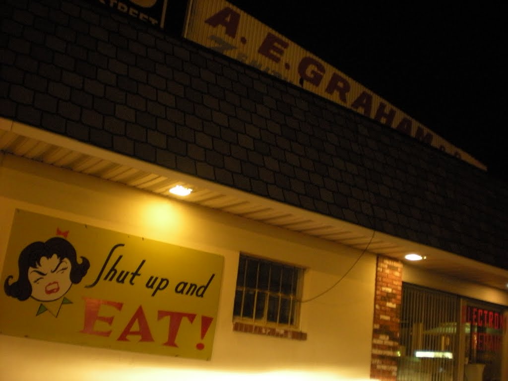 shut up and eat!