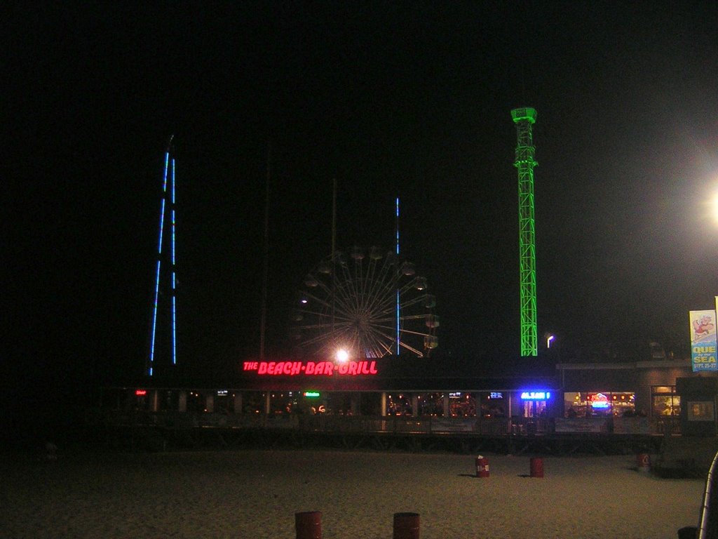Funtown Pier At Night, Seaside Park, NJ, 5-25-2009