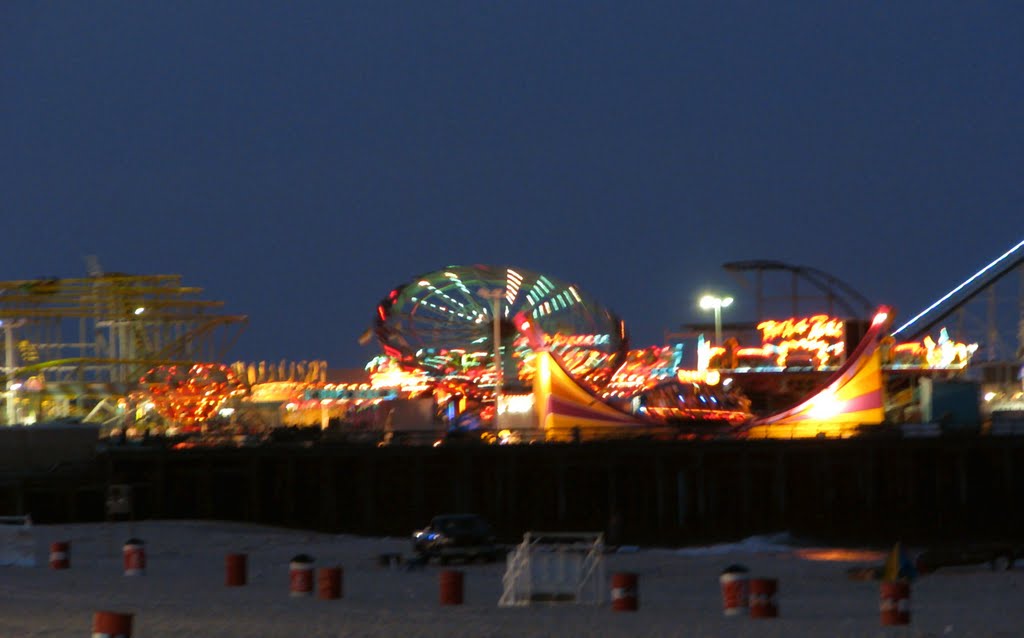 Boardwalk At Night - Seaside Heights, NJ