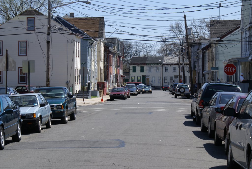 LOOKING DOWN HOUGHTON AVE ACROSS ST JOES