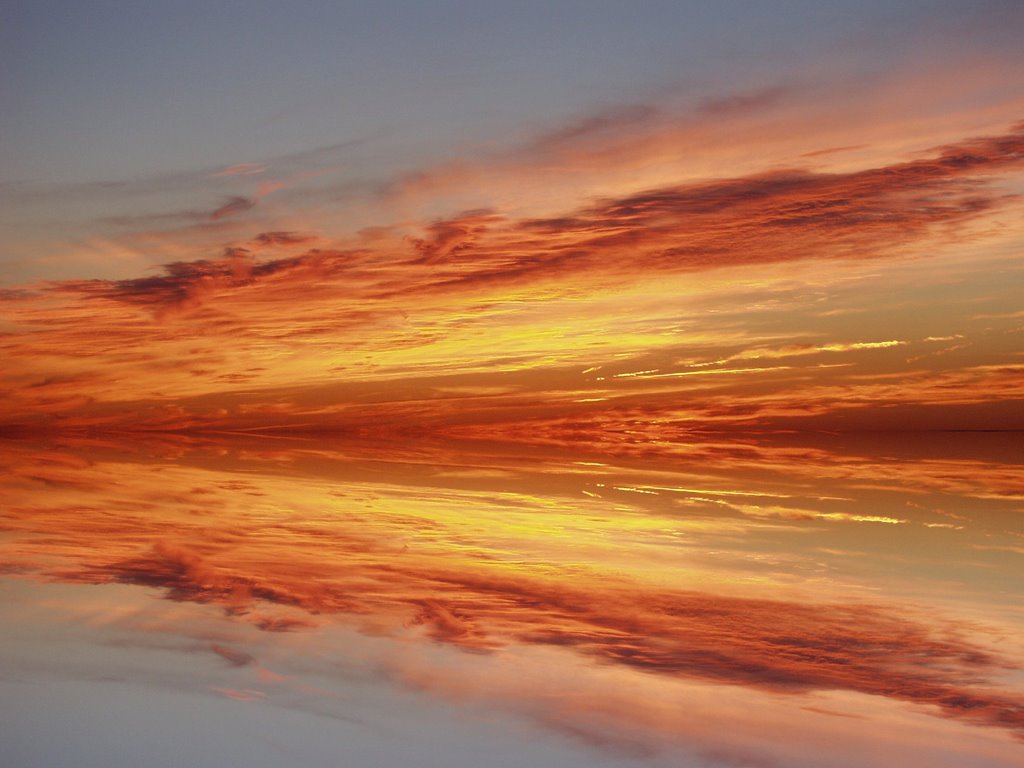 The Sunset in a Mirror
