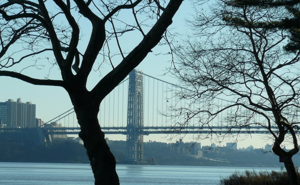 Washington Bridge, from the Palisades Interstate Park